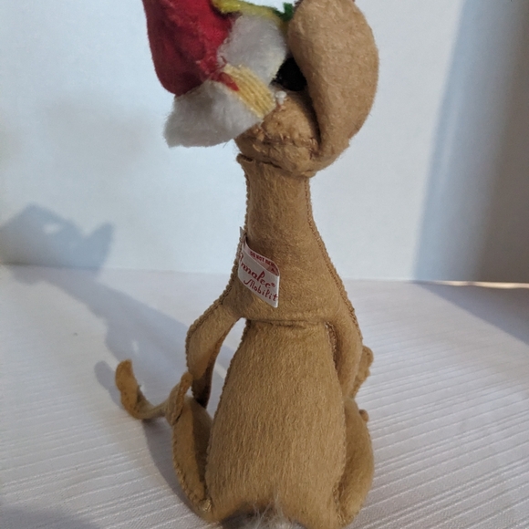 Annalee 1965 reindeer 8" mobilitee plush doll Christmas holidays USA - Picture 8 of 11
